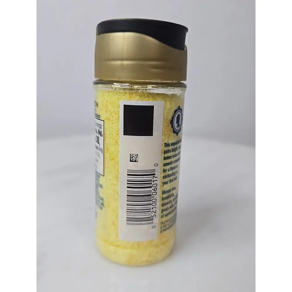McCormick x Bridgerton 3.45 oz Finishing Sugar Bottle, Sweet Lemon NEW